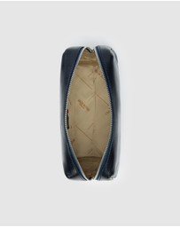 Republic of Florence - The Otto Blue Leather Dopp Kit