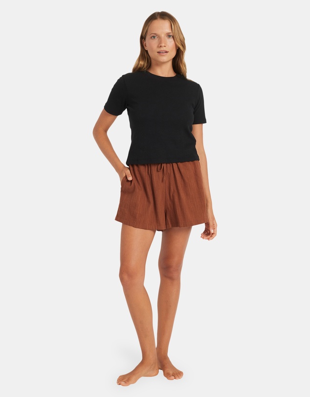 Roxy - Womens Place To Elastic Waist Shorts