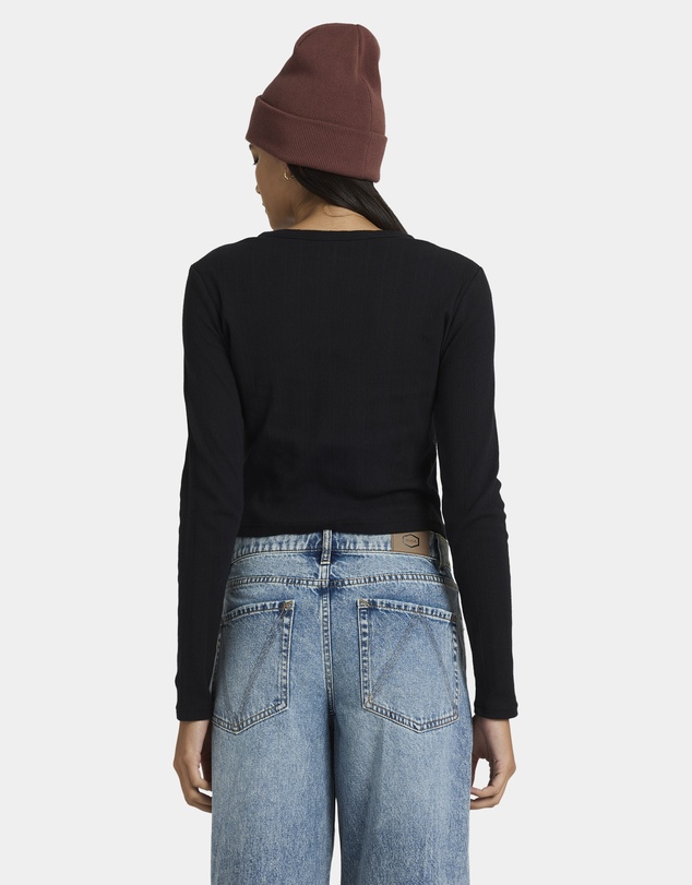 RVCA - Womens Bailey Long Sleeve T-Shirt
