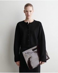 COS - Boiled-Wool Cardigan