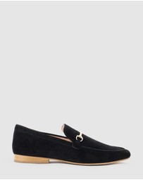 Edward Meller - GARNET Moccasin with Bar Trim