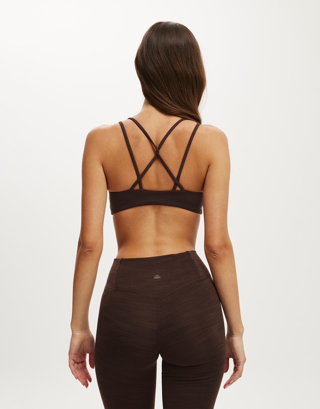 Cotton On Body Active - Ultra Soft Scrunch Front Strappy Crop