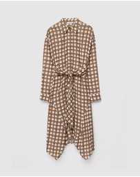 & Other Stories - Tie-Detail Midi Shirt Dress