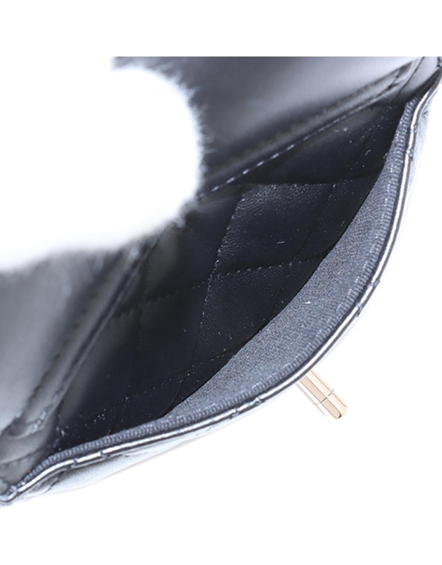 Pre-Loved by Azura Reborn - Pre-Loved Mini Lambskin CC in Love Heart Belt Bag