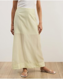 Atmos&Here - Lola Organza Sheer Maxi Skirt