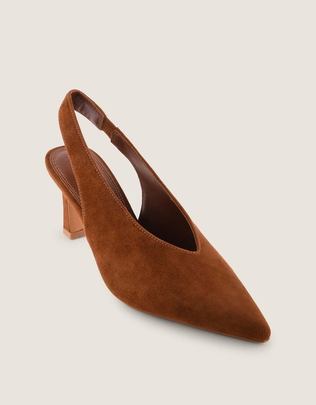 Shelly Shen - Evie High Heels Tan Suede
