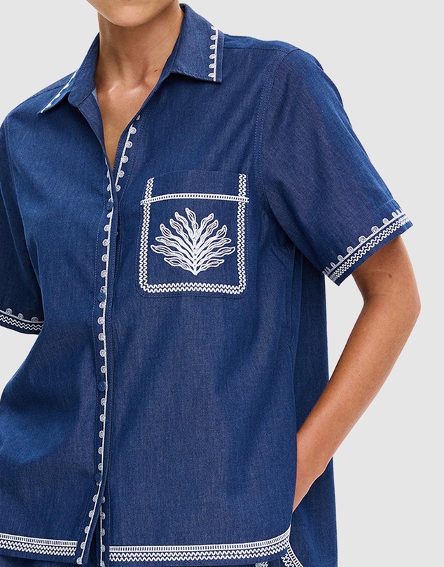 KIVARI - Emile Chambray Shirt