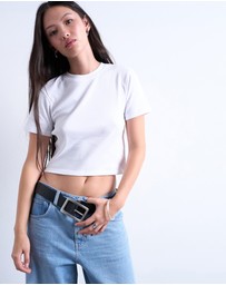 TOPSHOP - Everyday SS Crop T-Shirt