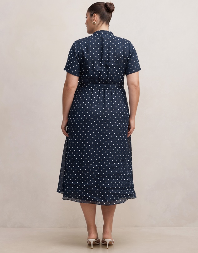 Forever New Curve - Therese Curve Short Sleeves Midi Dress