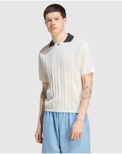adidas Originals - Cable Knit Football Jersey