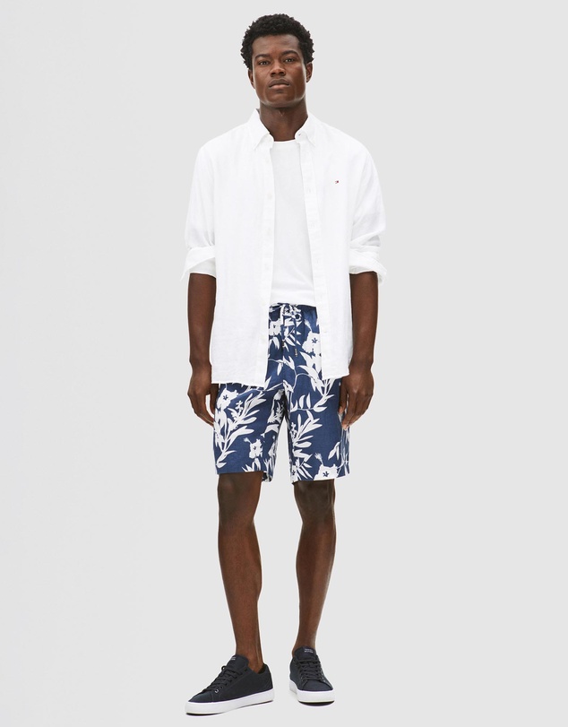 Tommy Hilfiger - Harlem Linen Print Shorts