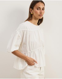 Atmos&Here - Cressida Smock Top