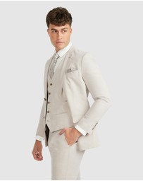 Tarocash - Jae Slim Linen Suit Jacket