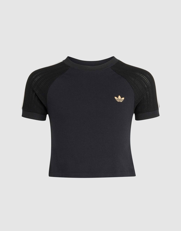 adidas Originals - Slim Knitted 3 Stripes Tee - Kids-Teens