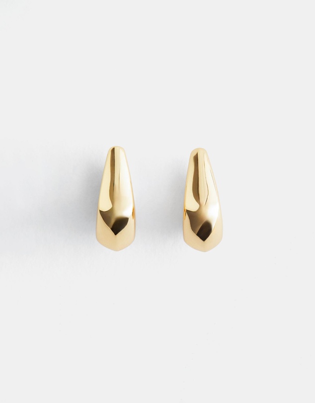& Other Stories - Angular Bell Hoop Earrings