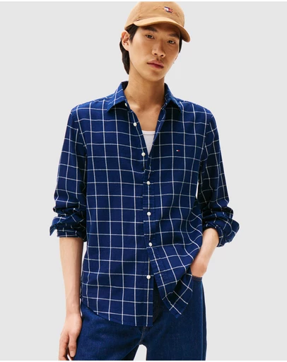 Tommy Hilfiger - Regular Fit Textured Twill Shirt