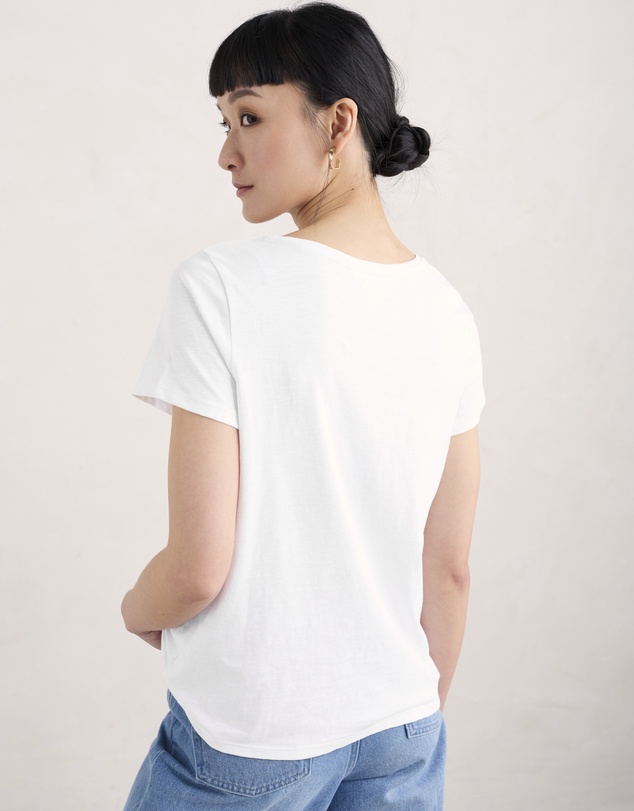 Seasalt - Seasalt Cornwall White Appletree T-Shirt