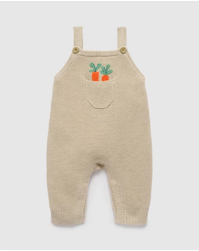 Purebaby - Knitted Bunny Overall -Kids-Babies