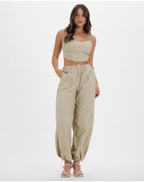 Dazie - Wish You Were Here Cargo Corset Top