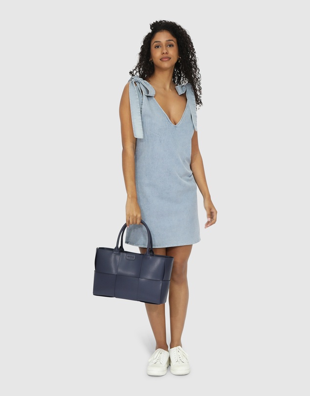 Belle & Bloom - Burning Love Tie Shoulder Mini Dress