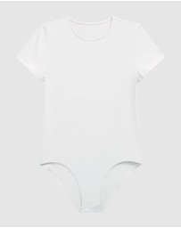 Lauren by Ralph Lauren - Luxe Smoothing Seamless Short Sleeve T-Shirt Bodysuit