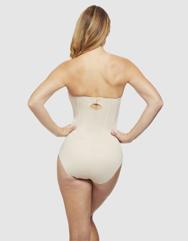 Cupid Fine Shapewear - Shape Away® Padded Cup Strapless Shapewear Bodysuit