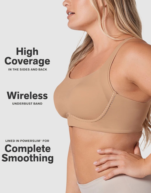 Leonisa - Everyday Supportive Side & Back Smoothing Wireless Bra