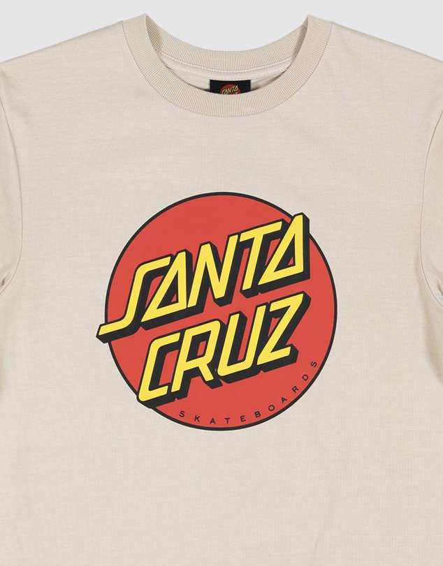 Santa Cruz - Classic Dot Puff Front Tee - Teens