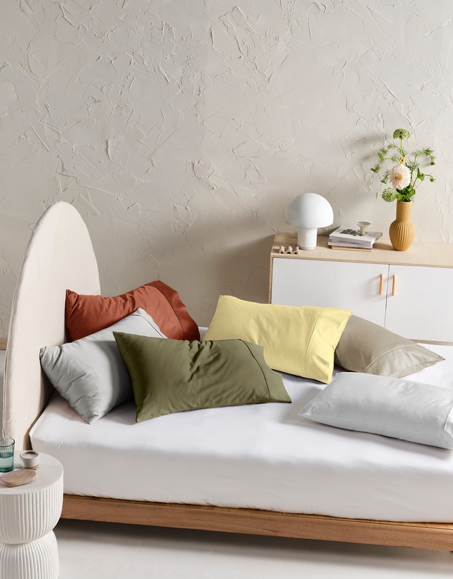 Linen House - Augusta 500TC Cotton Sateen Standard Pillowcase