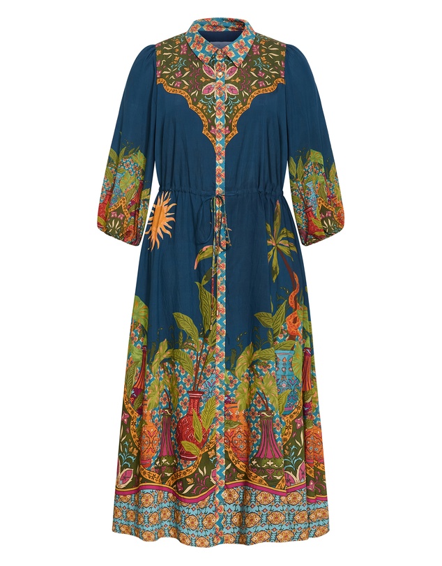 City Chic - Fools Paradise Print Maxi Dress