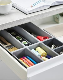 Joseph Joseph - Blox™ 7-piece Drawer Organiser Set (Grey)