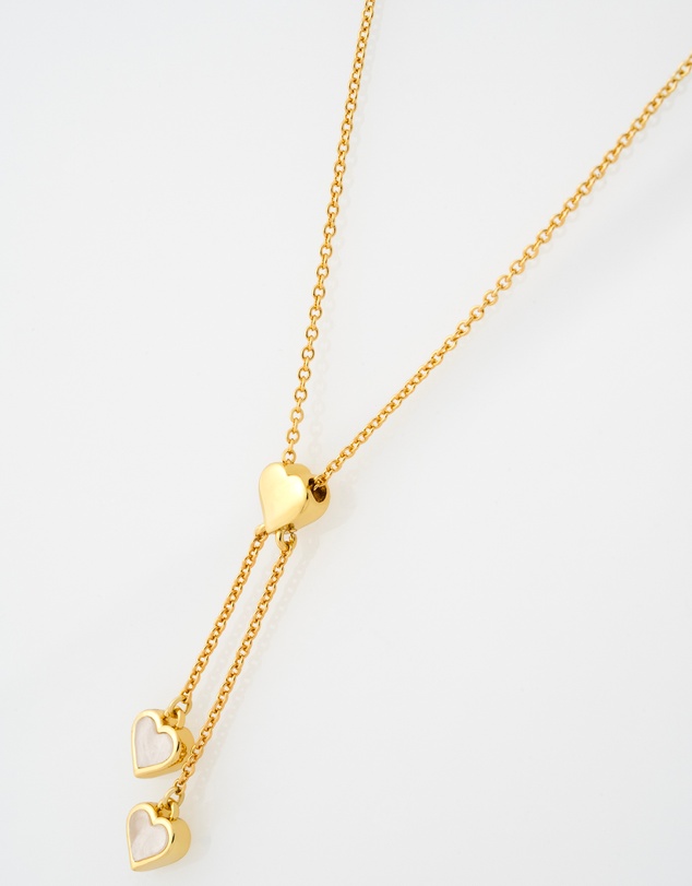 Ted Baker - SUKI: Pearl Shimmer Heart Drop Pendant