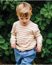 Kynd Baby - Stripe Top in Mocha Stripe