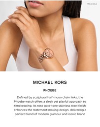 Michael Kors - Phoebe Two Tone Analogue Watch
