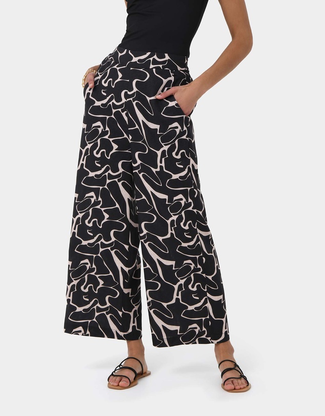Forcast - Pip Linen Blended Pants