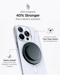 PopSockets - PopWallet MagSafe Phone Wallet Card Holder  + Magnetic Adapter Ring