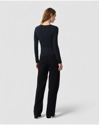 rag & bone - Luca Slim Long Sleeve Tee