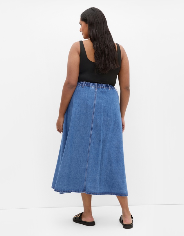 City Chic - Karina Denim Skirt