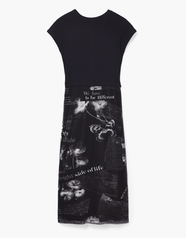 Desigual - Midi dress with text