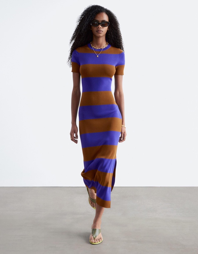 & Other Stories - Rib-Knitted Maxi Dress