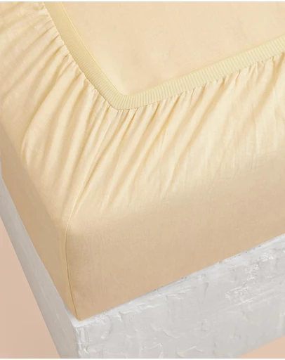 Sheet Society - Eve Linen Cot Fitted Sheet