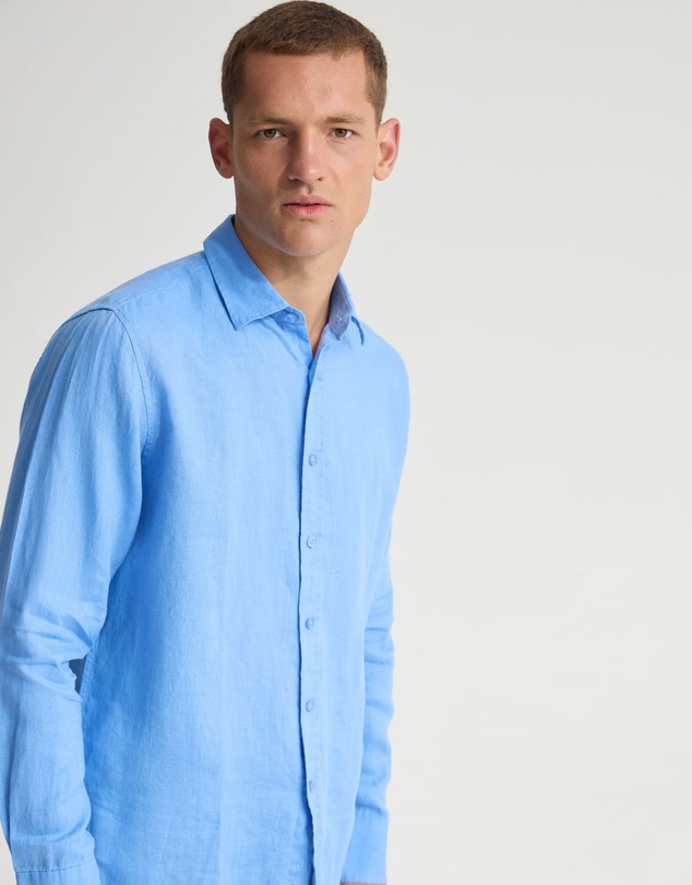 Oxford - Copper European Linen Shirt