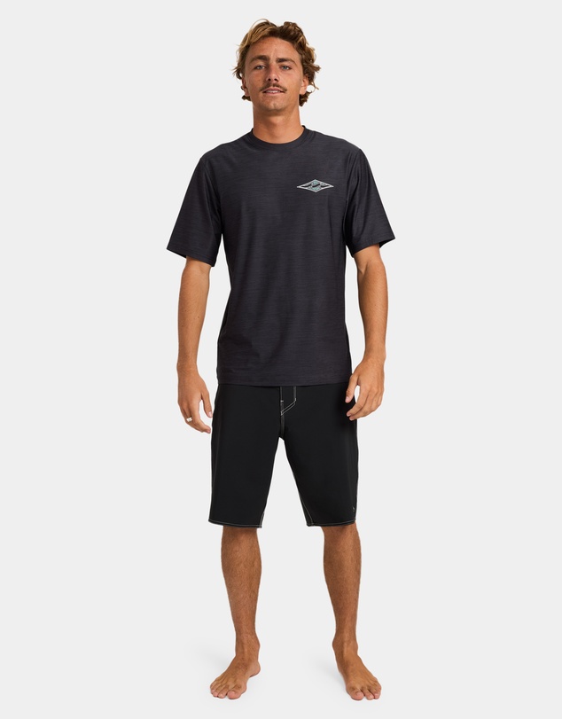 Billabong - Mens Diamond Shoreline Loose Fit Short Sleeve Rashguard