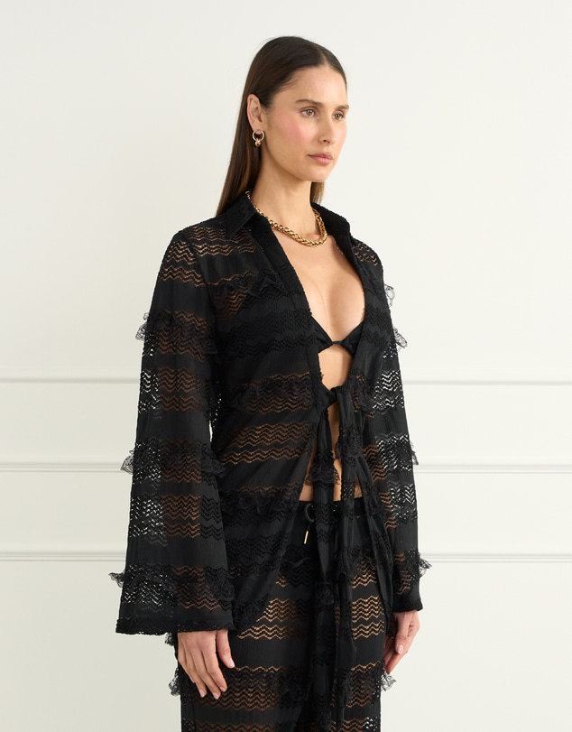 Heaven Australia - Black Eliana Resort Shirt