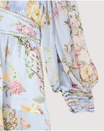 Revibe - Repaired Camilla Button Front Frill Dress - AU XL