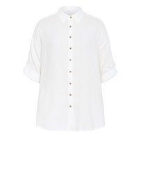 City Chic - Poolside Cover Up Shirt