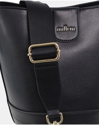Milleni - Milleni Ladies Vegan Leather Bucket Crossbody Bag
