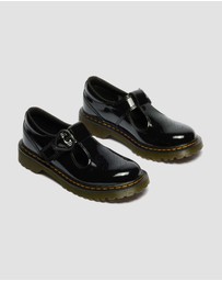 Dr Martens - Polley II T Bar Shoes - Kids-Teens