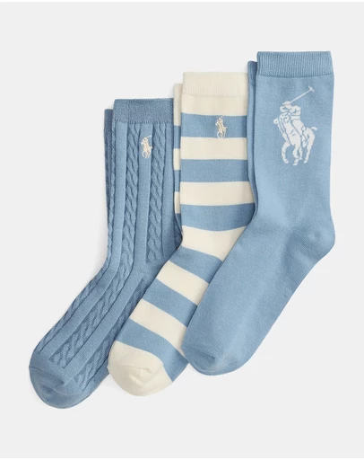 Polo Ralph Lauren - Candyshop Socks 3-Pack - Kids-Teens
