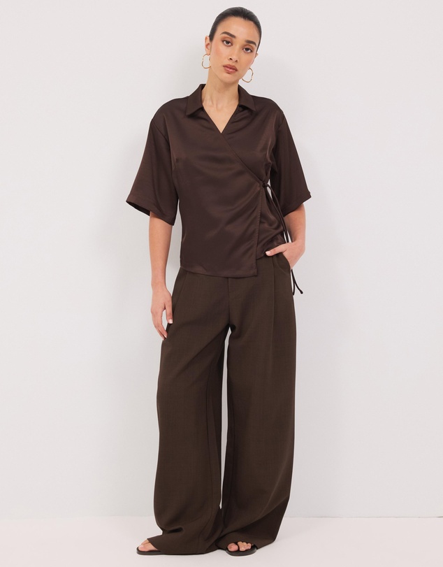 Calli - Easton Satin Shirt